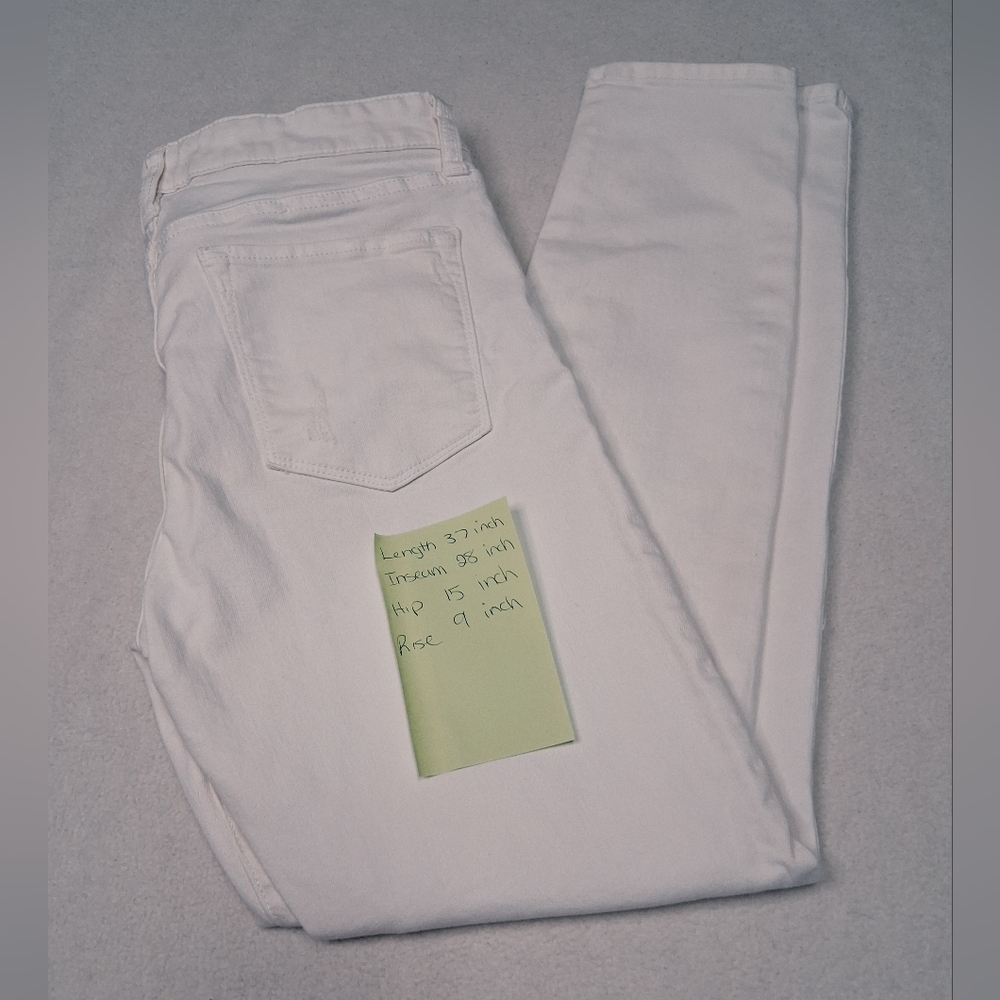 Banana Republic Women’s White Jeans - Classic Slim Fit